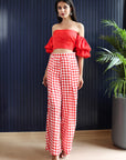 Red Checked Co-ord