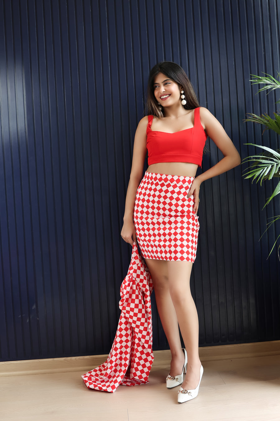 Red Checkmate Co-ord