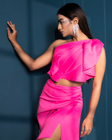 HOT PINK WALLFLOWER CO-ORD